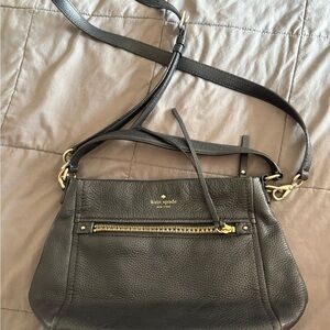 Kate Spade Black Pebble Leather Crossbody Bag